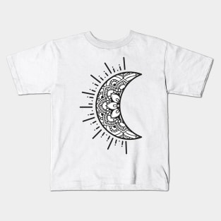 Half Moon Doodle Kids T-Shirt